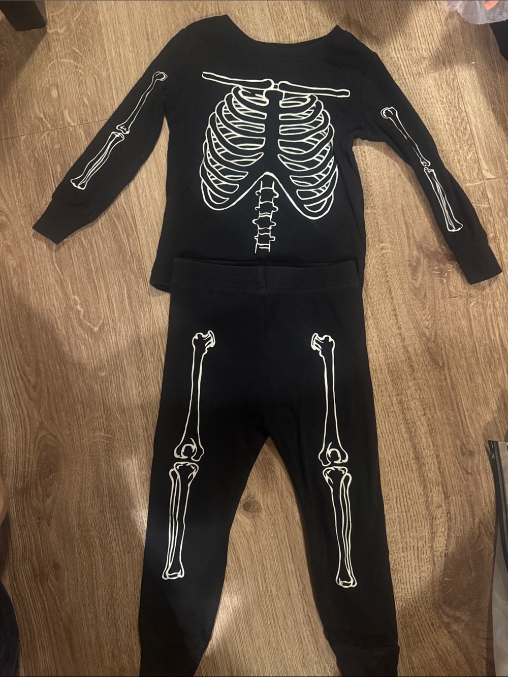 Old Navy Skeleton Pajama Set